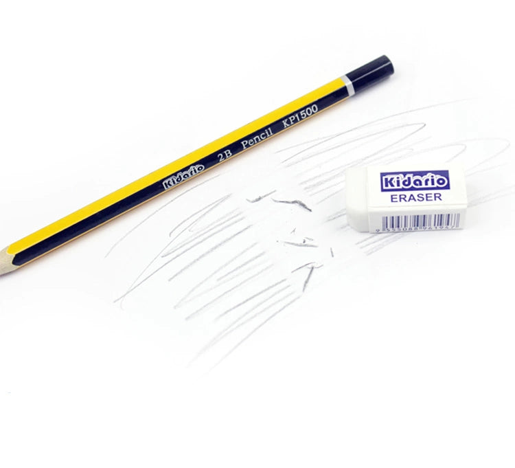 Kidario 多型號條形橡皮擦 | KER-40/30/20/16 學生辦公清潔必備 少屑不傷紙