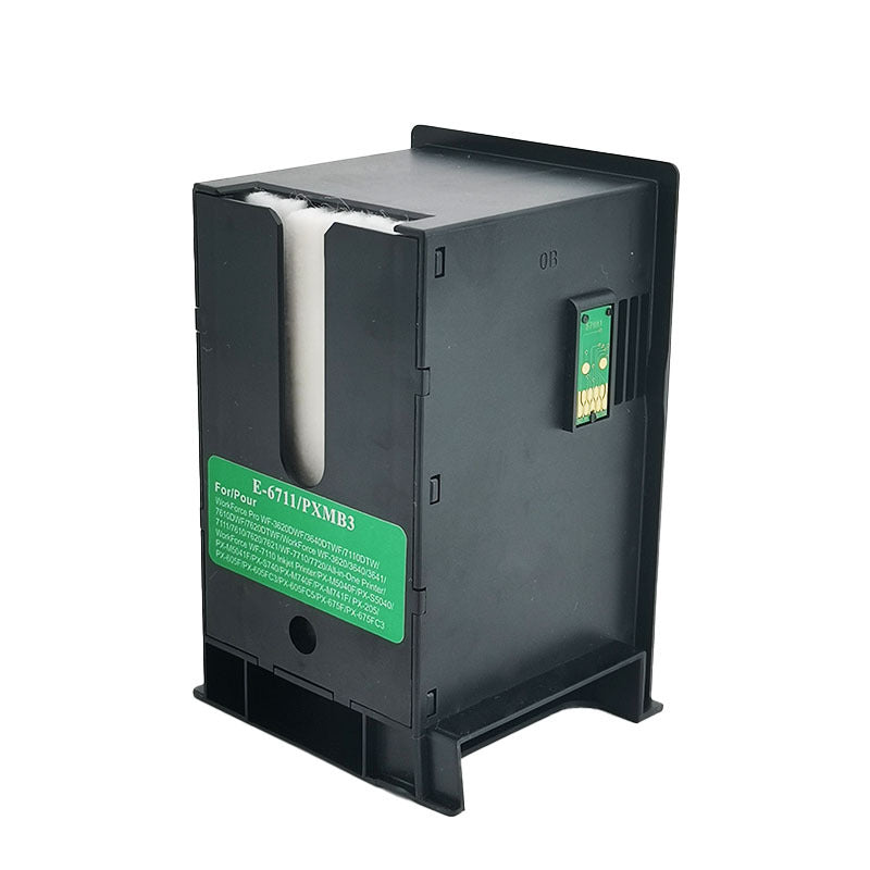 Epson T6711 C13T671100 優質代用維護箱｜廢墨倉 PXMB3｜L1455 WF-7728 WF-7218 WF-3641