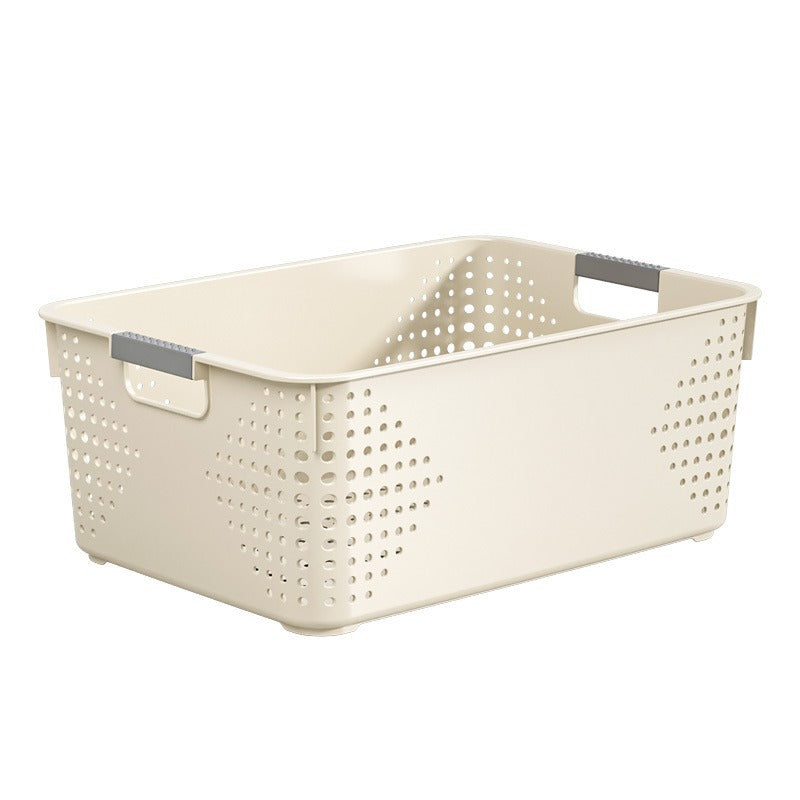 家用塑膠多用途收納箱｜零食玩具置物筐 廚房桌面整理盒 屋企雜物慳位收納筐