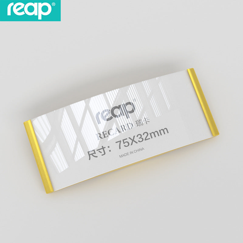 reap 7230, 7231, 7232 金屬啞面別針胸牌 酒店專用工號牌 多款尺寸金銀配色