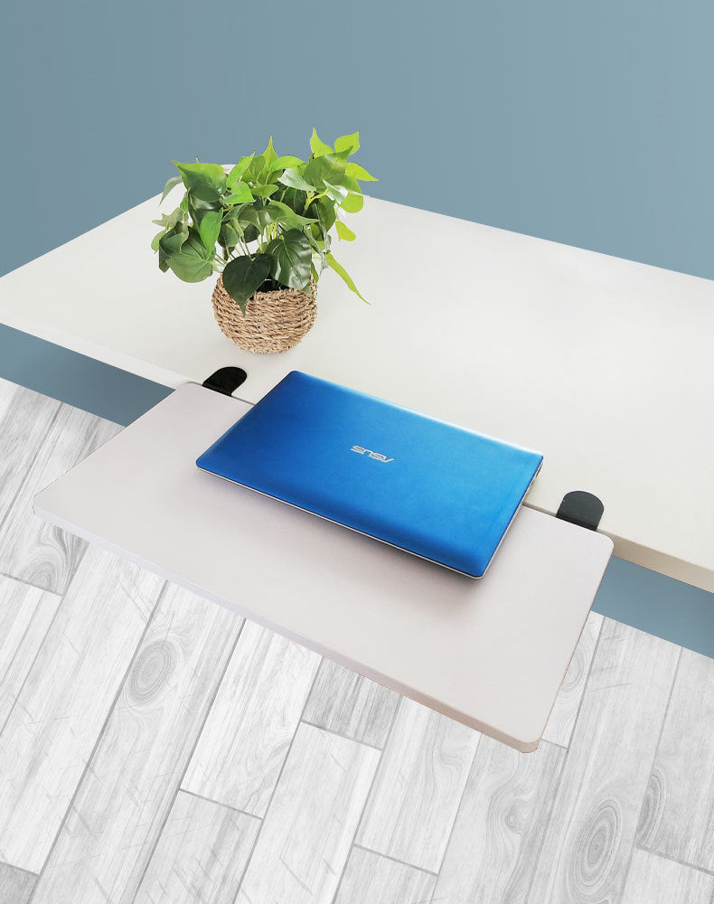 辦公桌面加長延長板 免打孔摺疊擴展板 桌邊延伸手托臂支架