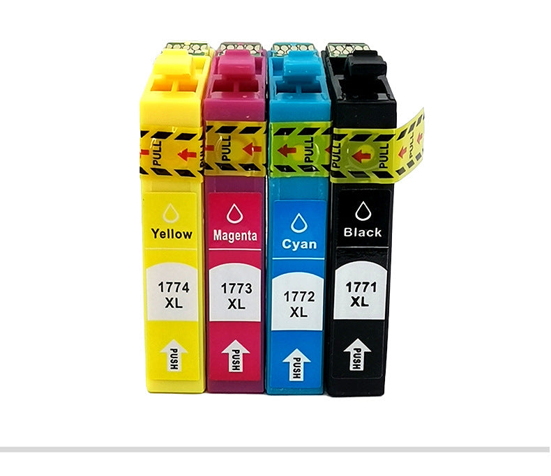 Epson T1771-T1774 優質代用噴墨匣｜XP-30 XP102 XP202 XP302 XP402 XP225 XP422 打印機適用