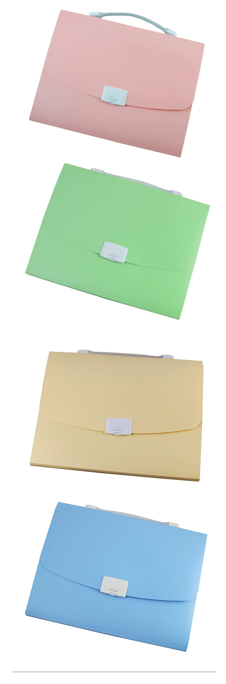 Kidario 13 層風琴文件包 KEF-1201 多色手提按扣式收納夾