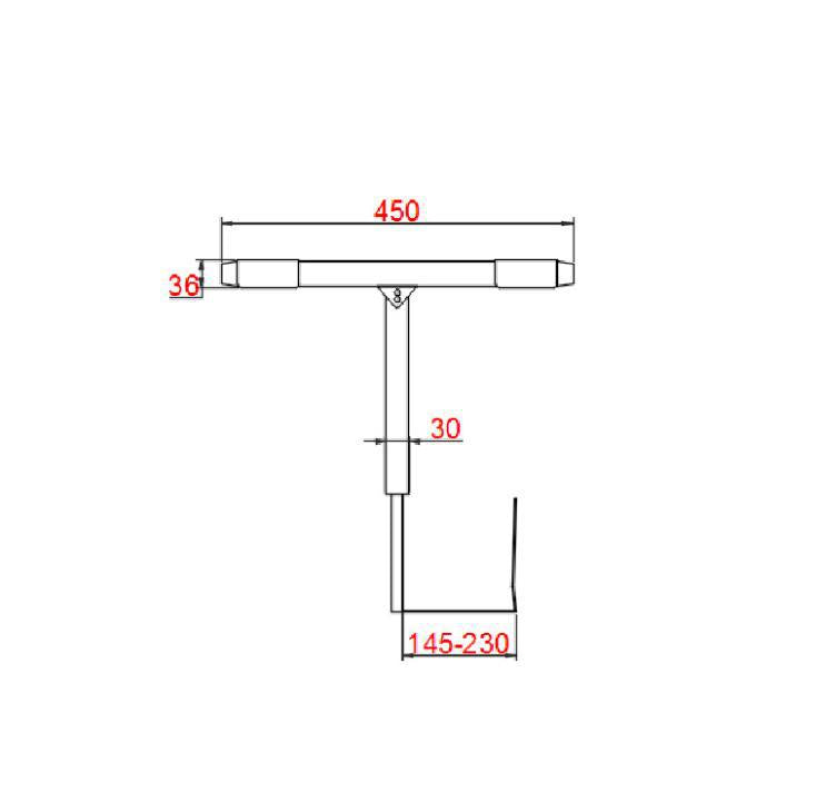 SH-CPU03 360 度可調主機架 金屬懸掛式主機托 簡易機箱托臂掛架