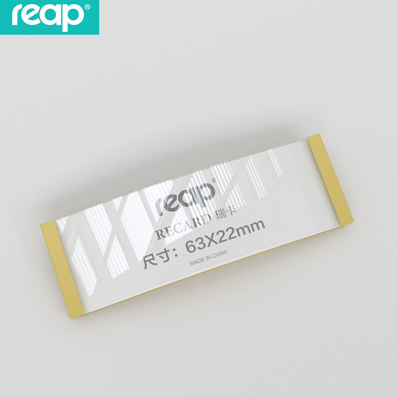 reap 7230, 7231, 7232 金屬啞面別針胸牌 酒店專用工號牌 多款尺寸金銀配色