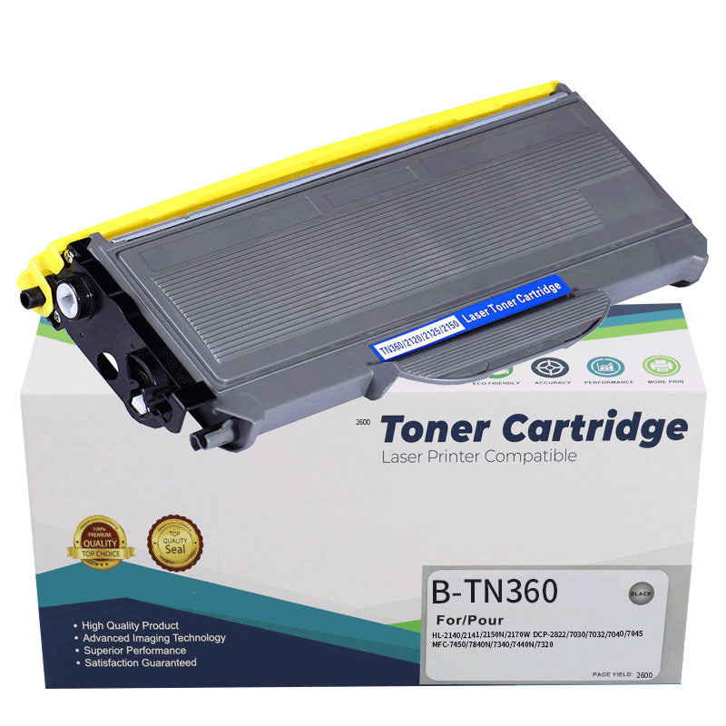 Brother 優質代用碳粉匣 TN-360/TN-2120/TN-2125/TN2175/TN26J/TN2150 適用 HL-2140/MFC-7440N/Lenovo LJ2200