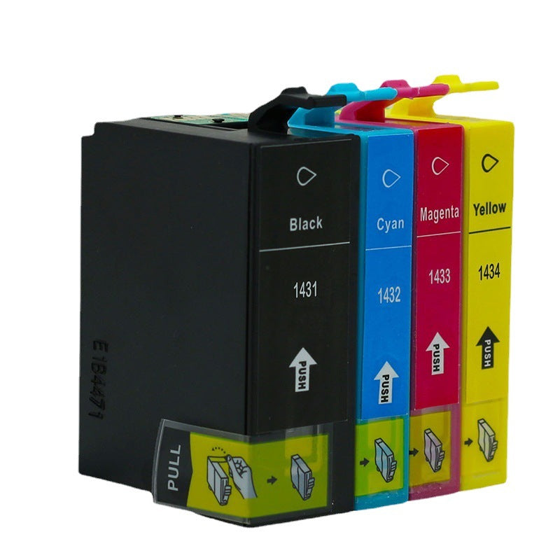 Epson T1431-T1434 優質代用噴墨匣｜WF-3011 WF-7511 WF-7521 WF-7018 打印機適用
