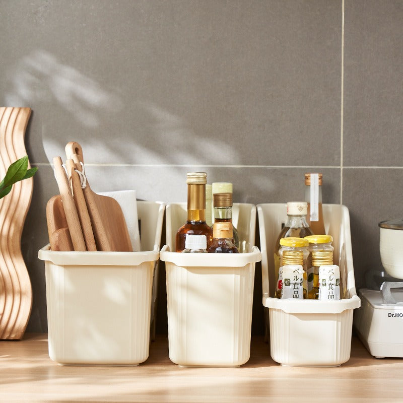 廚房多功能鍋蓋架置物架｜塑膠調味品鍋具收納架 櫥櫃收納盒 屋企廚房省位神器