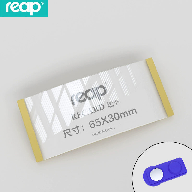 reap 亞光金屬色磁扣胸牌 強吸力磁石姓名工號牌 別針磁吸多尺寸塑膠胸卡