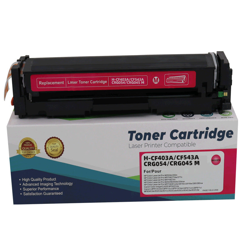 HP CF540A CF541A CF542A CF543A 優質代用碳粉盒，203A