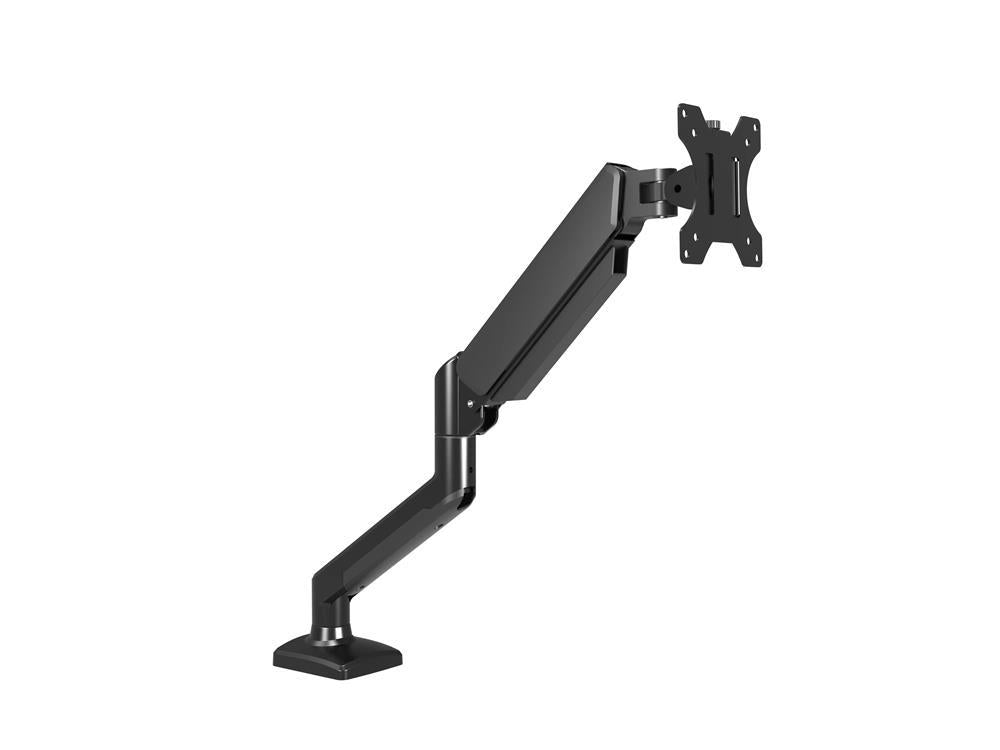 SH-01-01 鋁合金單臂氣壓顯示器支架 承重 10KG 適用 32 寸 伸縮旋轉升降