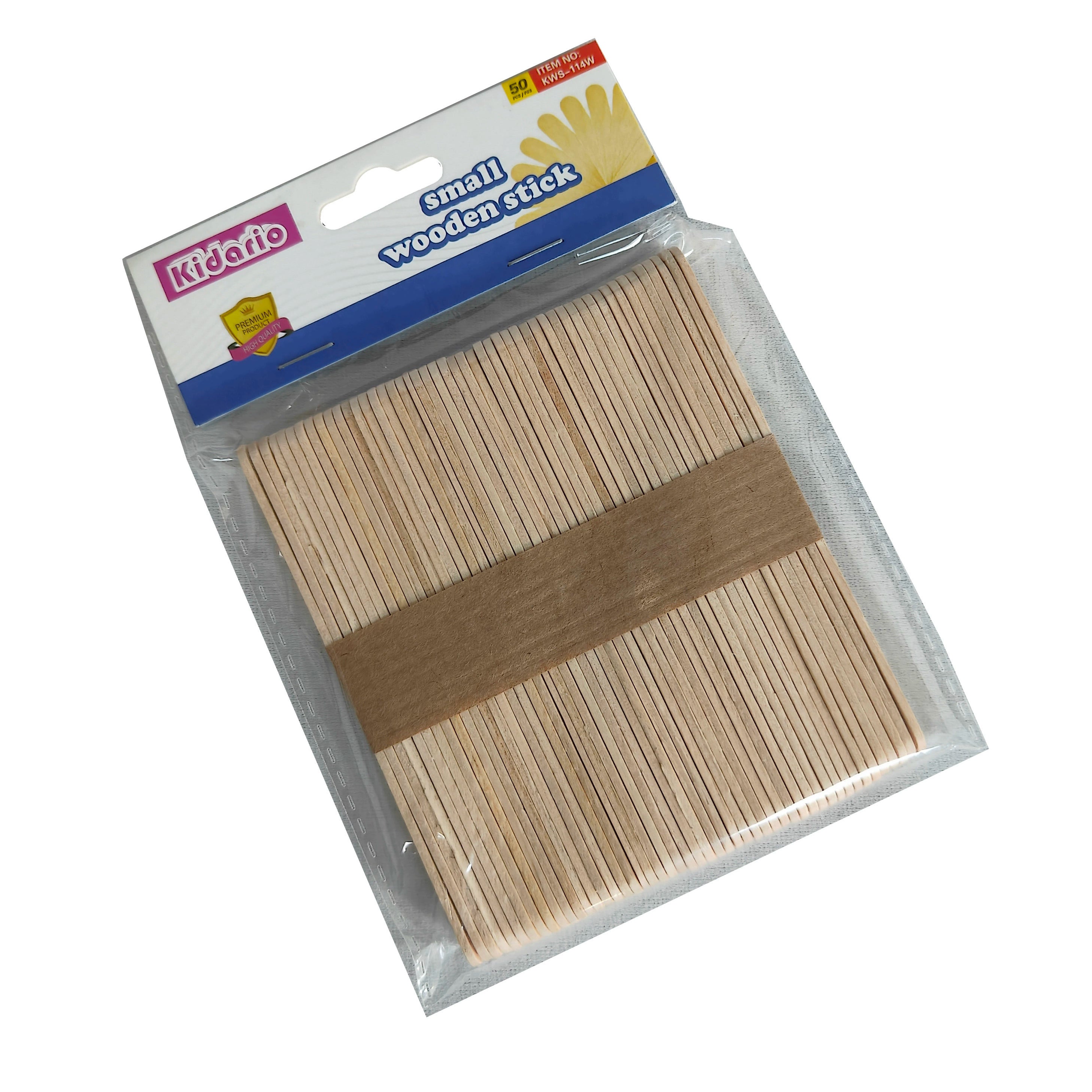 Kidaio DIY 手工雪糕棒木籤 | 114/150 型號 大小號原木 / 彩木 幼兒園創意美術材料
