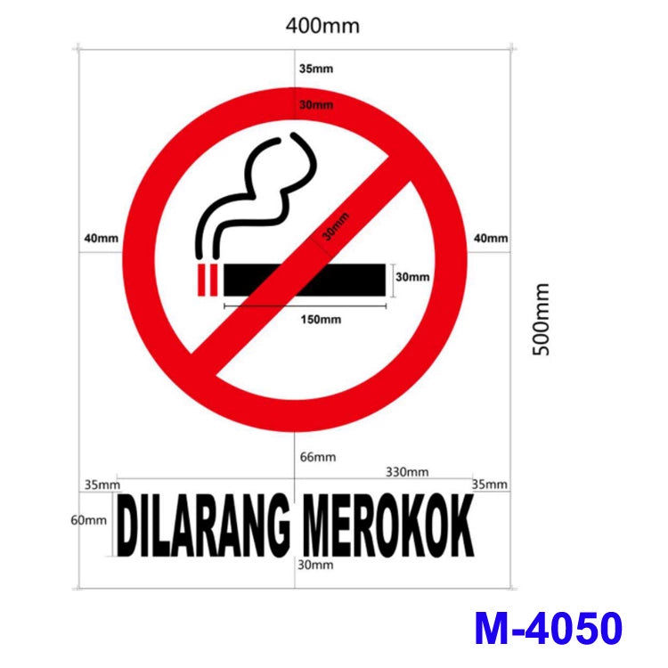40*50 安全警示標誌牌貼 | 禁止吸煙 閒人免進 禁亂丟垃圾多款式
