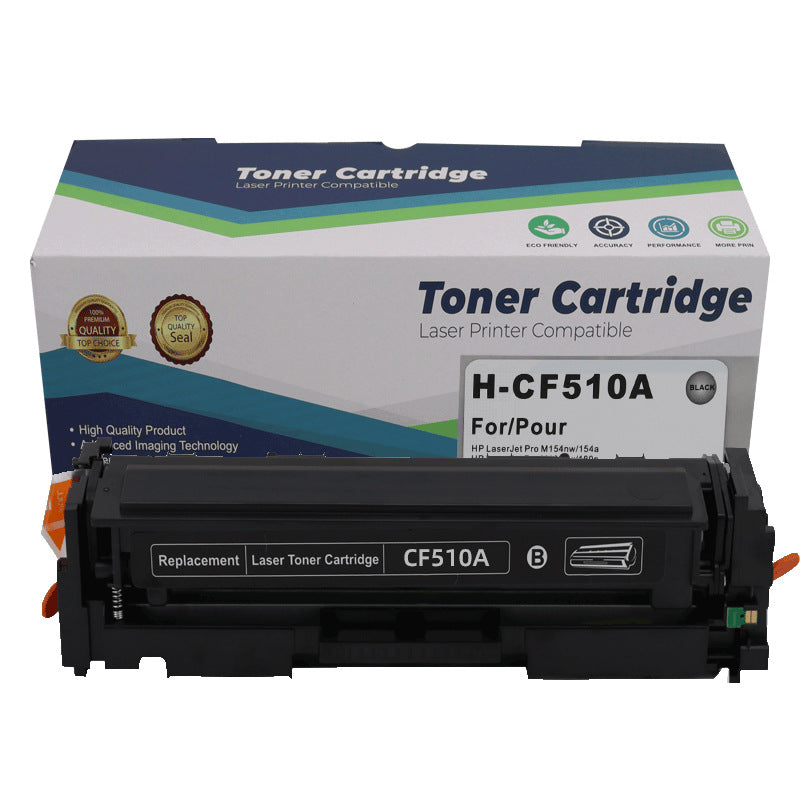 HP CF510A CF511A CF512A CF513A 優質代用碳粉盒，204A