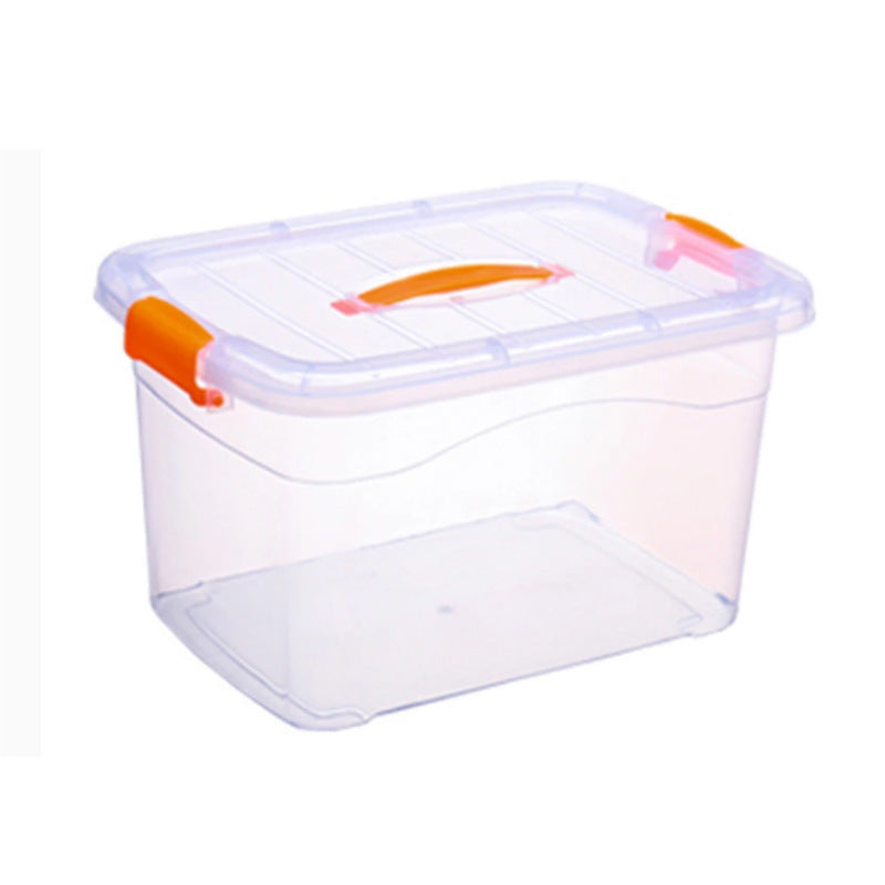 批發透明塑料收納箱｜抗摔桌面儲物盒 衣櫃居家整理箱 玩具化妝品分類收納盒 多尺寸可批