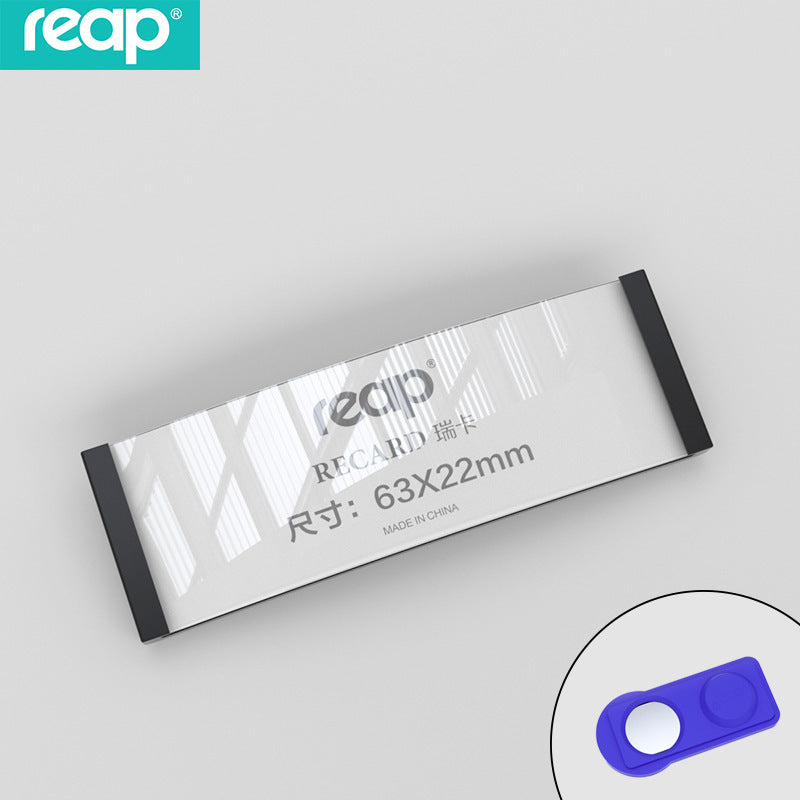 reap 亞光金屬色磁扣胸牌 強吸力磁石姓名工號牌 別針磁吸多尺寸塑膠胸卡