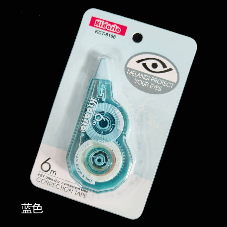 Kidario KCT-8106 修正帶 | 莫蘭迪色系 6m×5mm 書寫修正必備