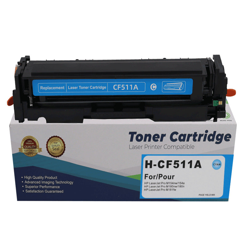 HP CF510A CF511A CF512A CF513A 優質代用碳粉盒，204A