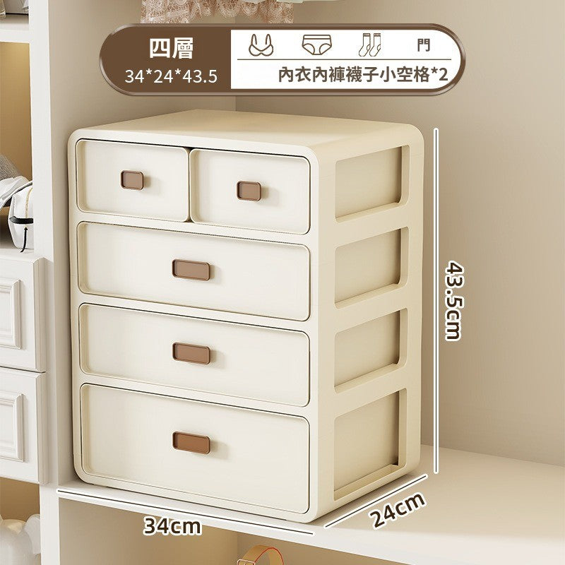 抽屜式衣櫃分隔收納盒｜家用塑膠整理箱 衫褲雜物分類盒 屋企衣櫃慳位執拾神器