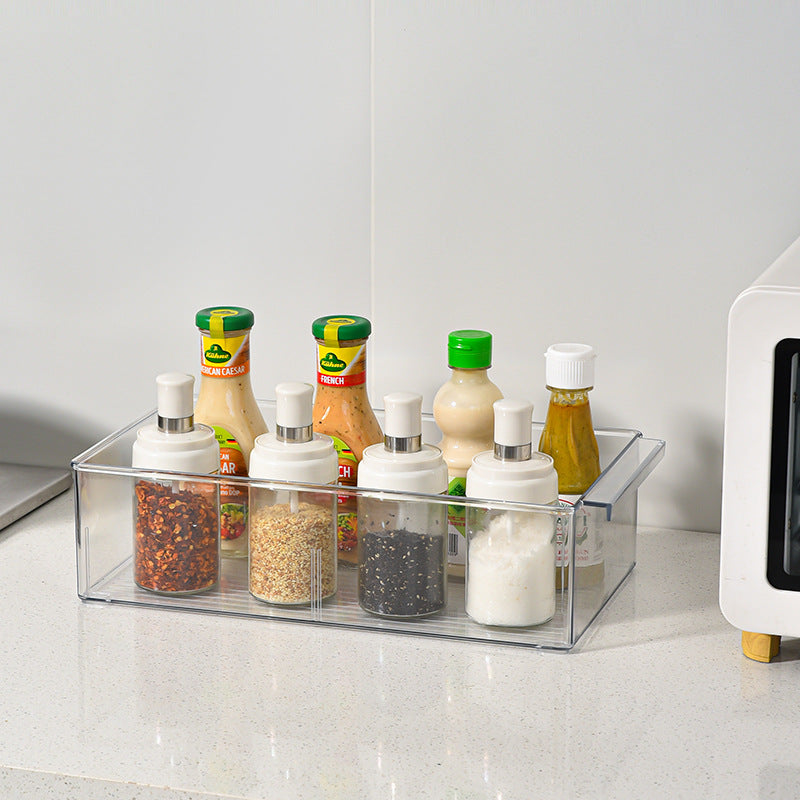 桌面透明可疊加收納盒｜加厚帶蓋抽屜分類整理盒 屋企辦公室雜物執拾神器