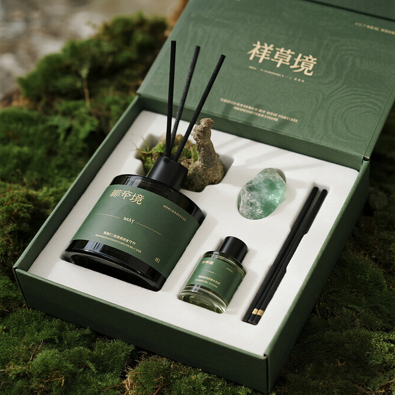 植物香氛無火擴香套裝 擴香石精油香薰 睡房輕奢家居擺飾 節日人情禮物