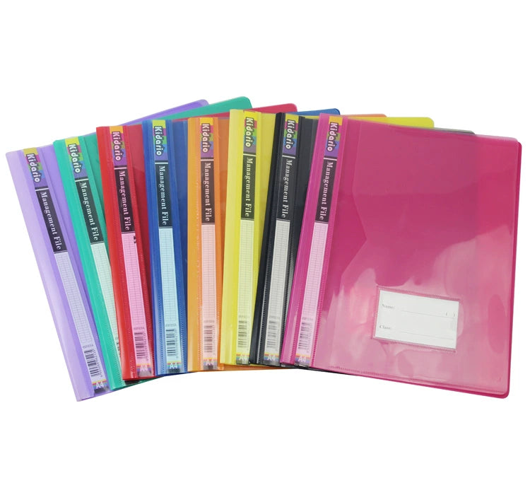 Kidario KMF-809A A4 裝訂報告夾 42C 加厚 PP 材質 2 孔裝訂