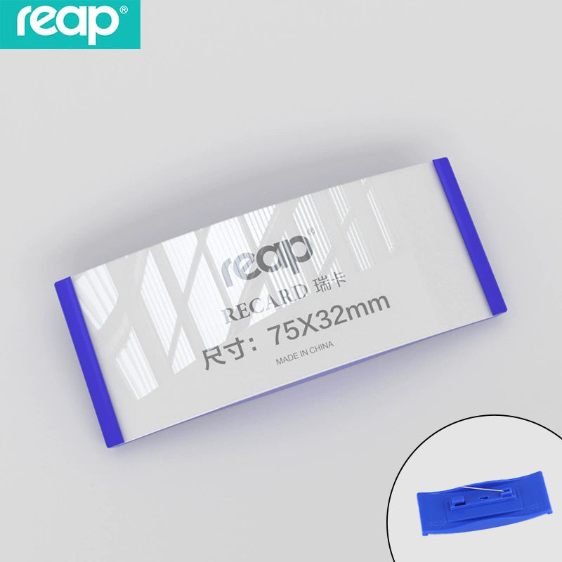reap 亞光金屬色磁扣胸牌 強吸力磁石姓名工號牌 別針磁吸多尺寸塑膠胸卡