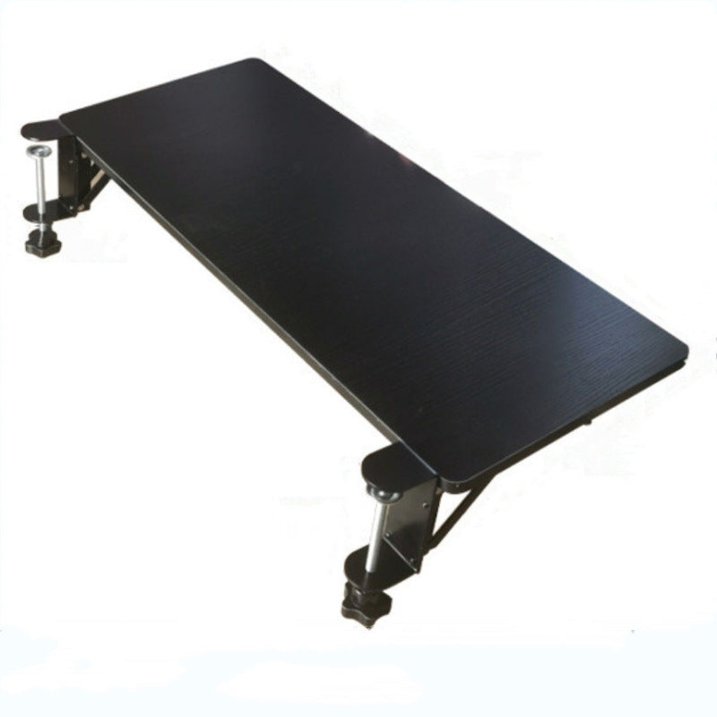 辦公桌面加長延長板 免打孔摺疊擴展板 桌邊延伸手托臂支架