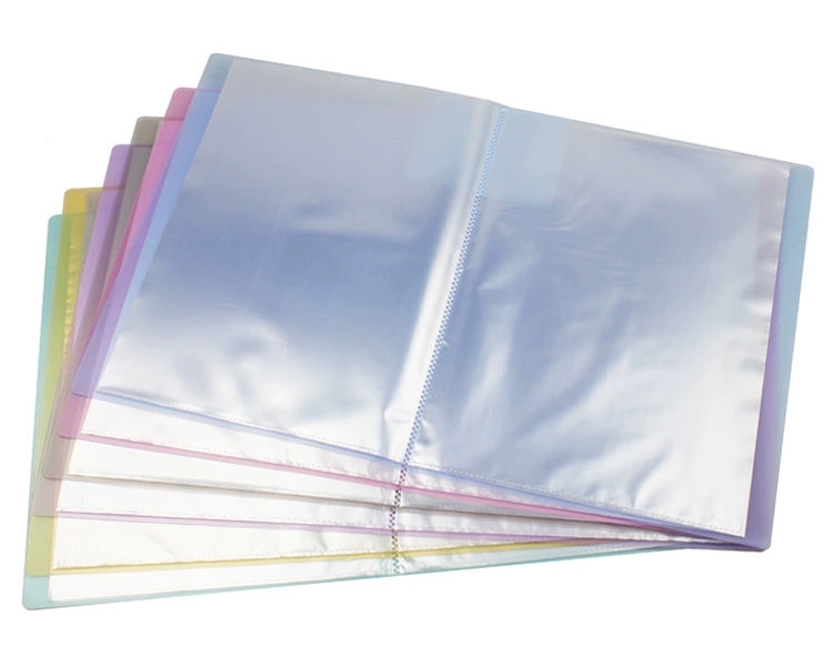 Kidario K 系列 冰彩 A4 透明資料冊（10-100 頁可選 PP 磨砂 ）