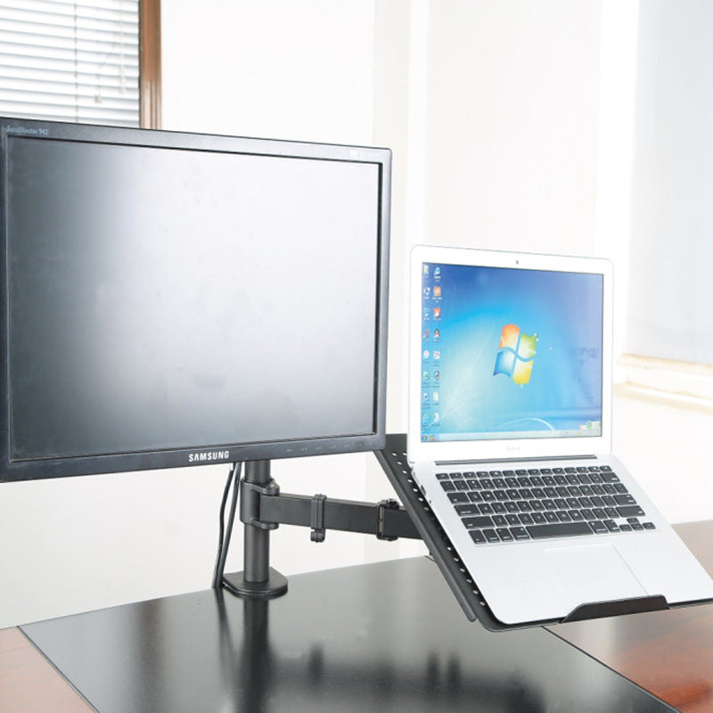 YGMD1211 雙屏顯示器支架 筆電支架 桌面升降旋轉支架臂