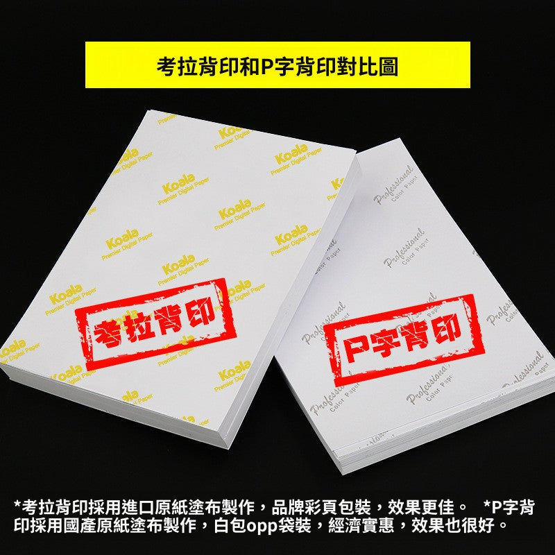 高品質 3R (5 寸) 高光噴墨相紙 100 張裝｜89×127mm 180g/200g/230g 防水耐光