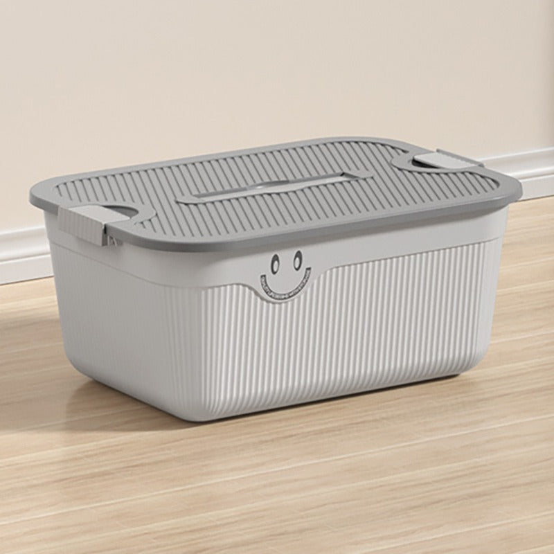 帶蓋塑膠手提收納箱｜醫藥箱玩具衫褲整理箱 臥室零食雜物收納盒 屋企多用途儲物箱