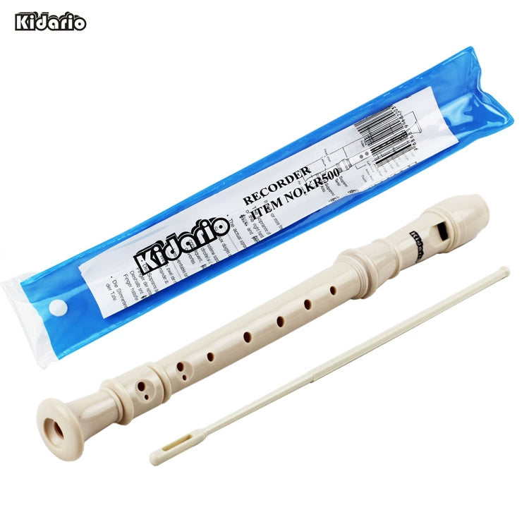 Kidario KP - 500 8 孔 G 調豎笛 乳白色 附英文指法表清潔棒 學生初學者適用