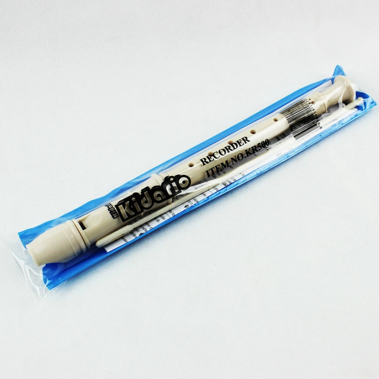 Kidario KP - 500 8 孔 G 調豎笛 乳白色 附英文指法表清潔棒 學生初學者適用
