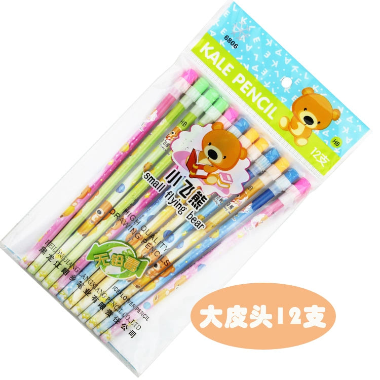 6804 石墨鉛筆（HB 硬度）| 多規格可選（小皮頭 / 大皮頭 / 火炬頭）