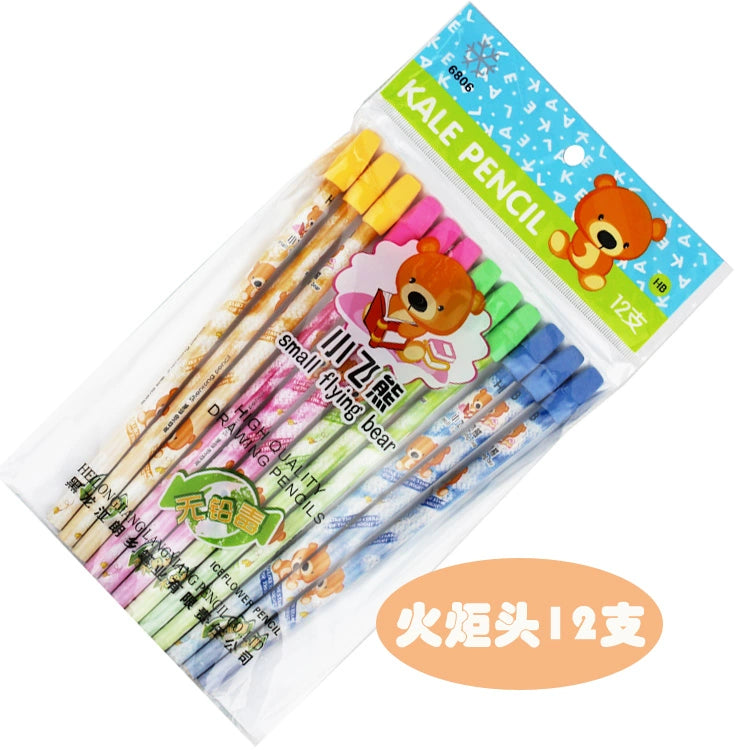 6804 石墨鉛筆（HB 硬度）| 多規格可選（小皮頭 / 大皮頭 / 火炬頭）