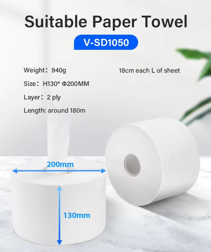 SVAVO ZM-066 壁掛式商用浴室大卷衛生紙架 - ABS 材質 現代簡約款 多色可選