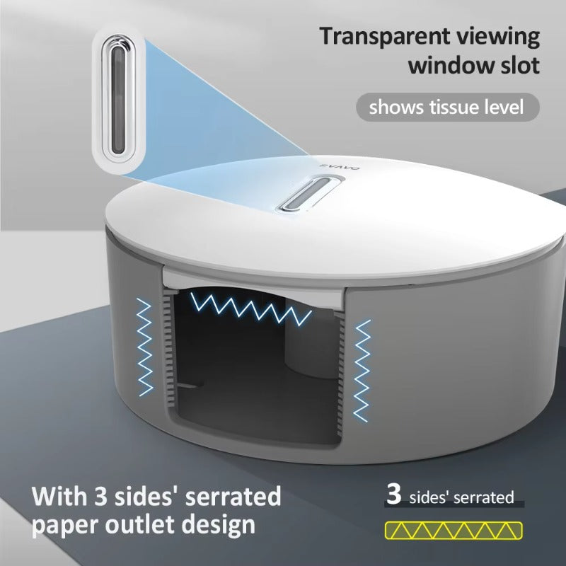 SVAVO PL-151065 壁掛式大卷衛生紙分配器 - ABS 材質 現代簡約款 白 / 黑 / 白灰可選