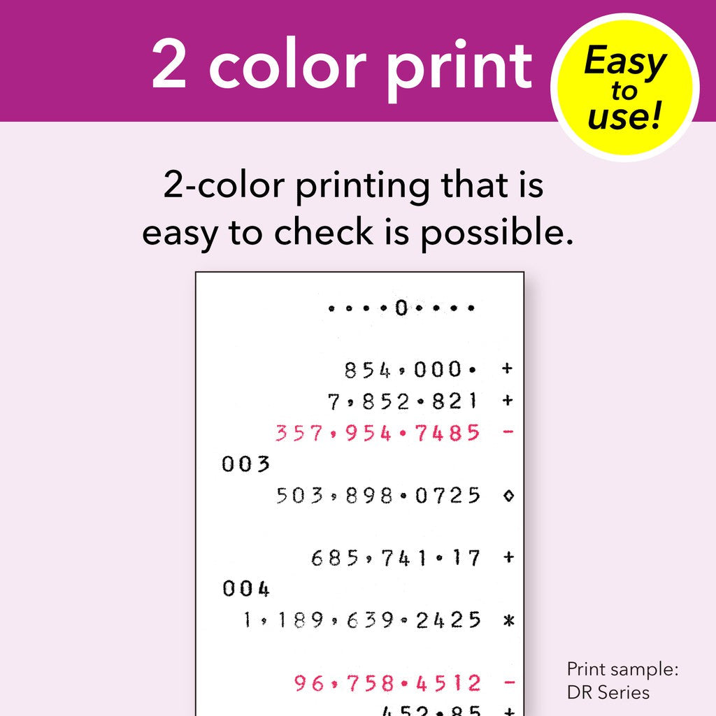 Casio HR-8RC 黑色打印計算器 / 12 位收銀機