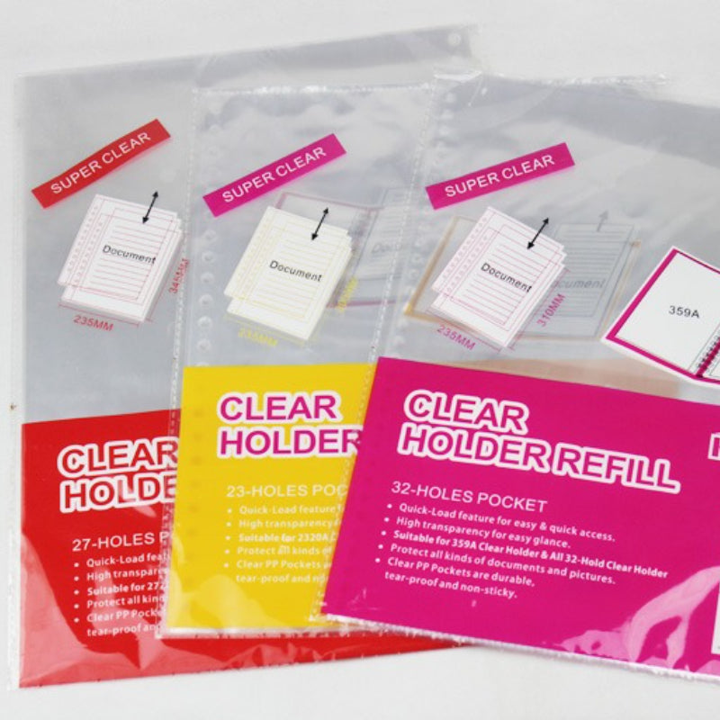 Kidario A4 超透保護袋內芯系列