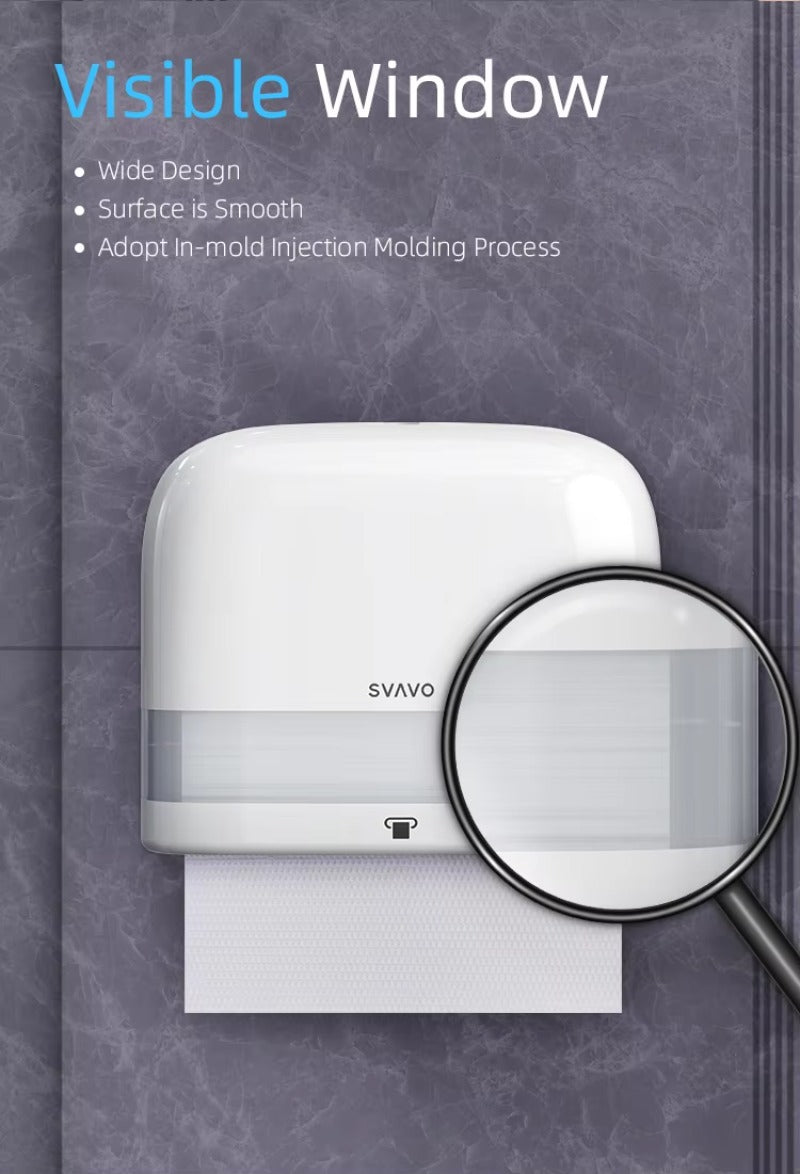 SVAVO ZM-060 壁掛式商用浴室多摺紙巾架 - ABS 材質 現代奢華款 多色可選