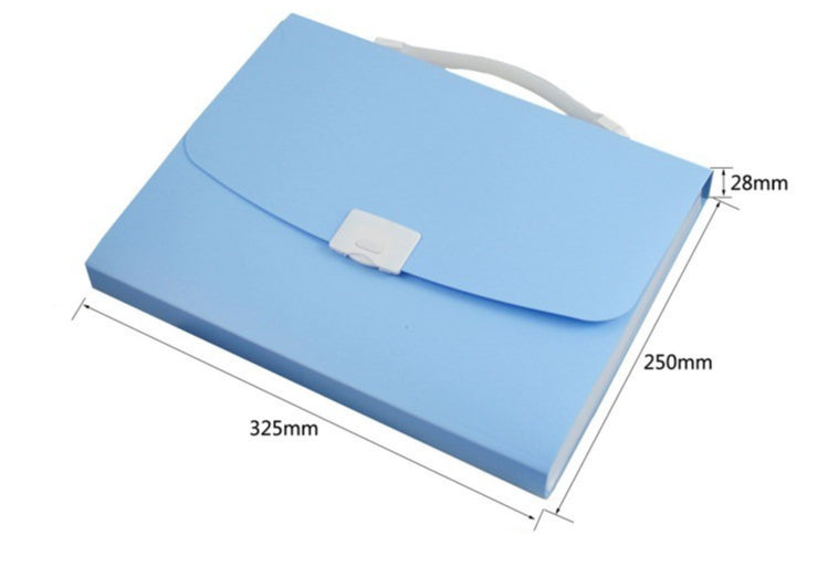 Kidario 13 層風琴文件包 KEF-1201 多色手提按扣式收納夾