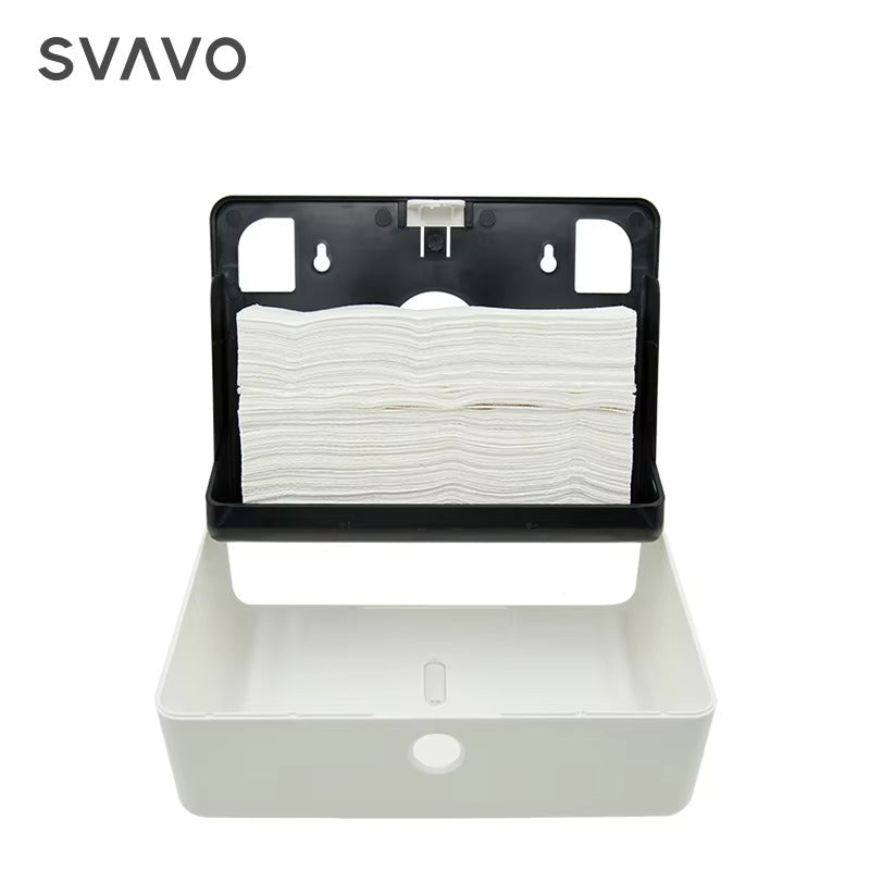SVAVO V-TH15 壁掛式紙巾架 - 塑料材質 現代風格（16 個 / 箱）