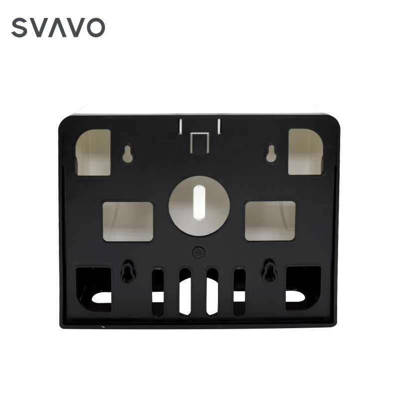 SVAVO V-TH12 壁掛式紙巾架 - 塑料材質 現代款 白 / 透明棕可選