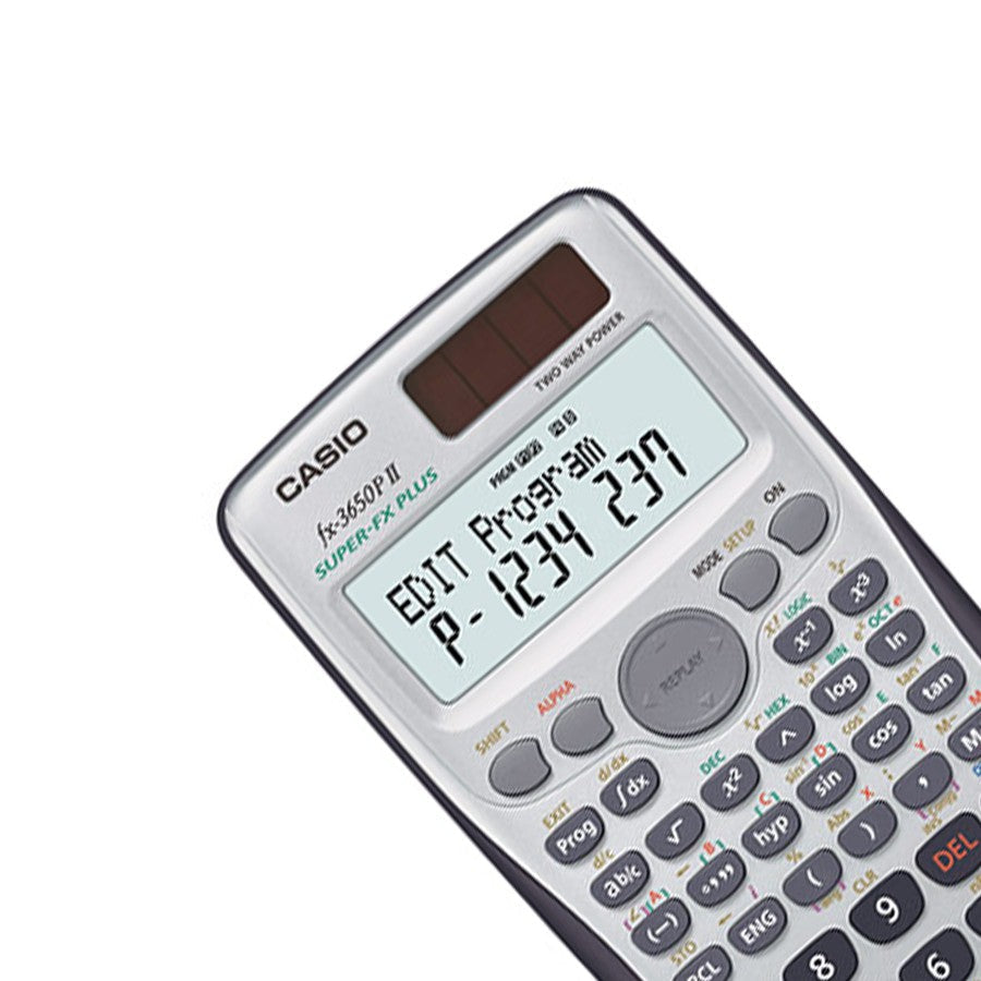 Casio FX-3650PII 學校 / 大學編程計算器 308 功能