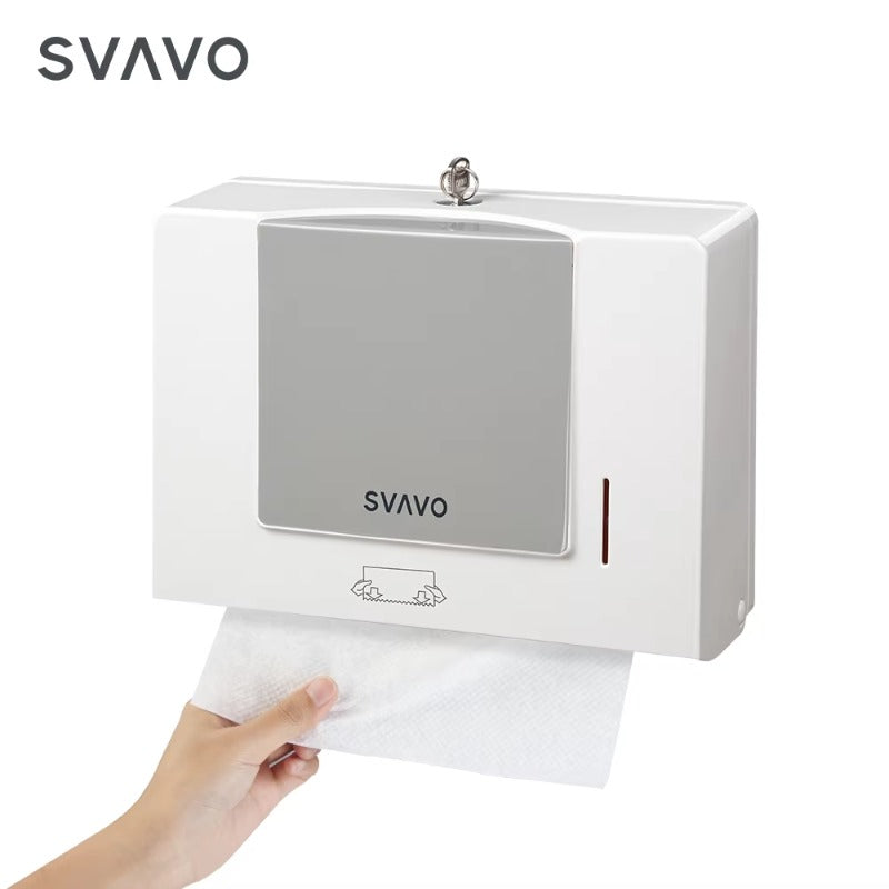 SVAVO VX786 壁掛式紙巾架 - 現代風格 ABS 材質