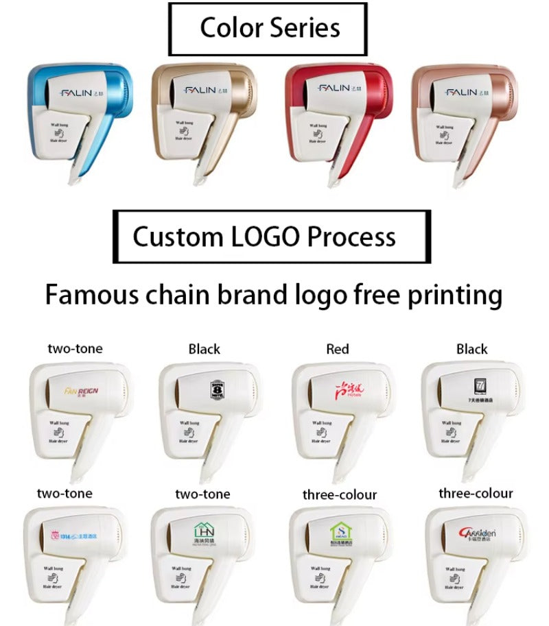 Falin FL-2101A 電動吹風機 - 1200-1600W 多功率可選 直流馬達 集風嘴設計