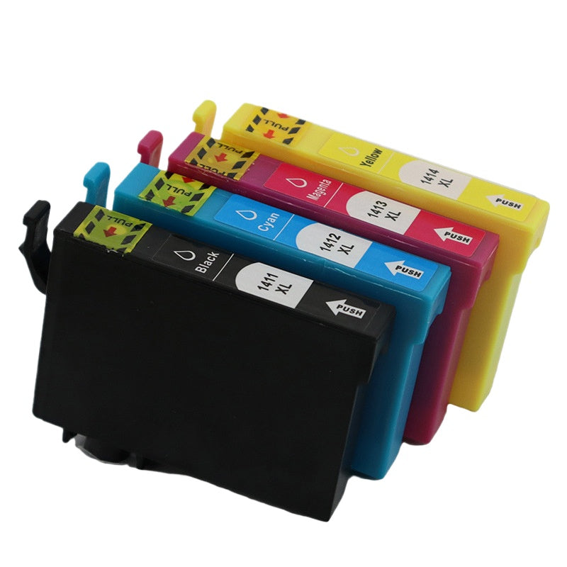 Epson T1411-T1414 優質代用噴墨匣｜WP-7018 WP-7511 WP-7521 WF-3521 打印機適用
