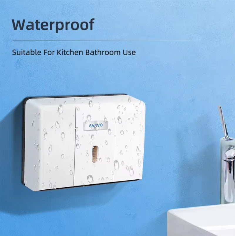 SVAVO V-TH15 壁掛式紙巾架 - 塑料材質 現代風格（16 個 / 箱）