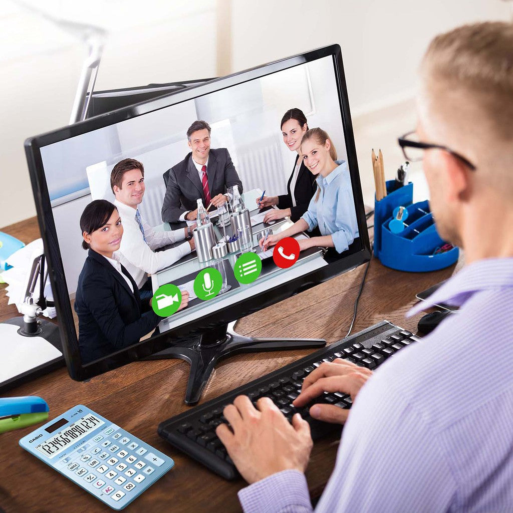 Casio JS-40B 粉色 14 位重型辦公計算器